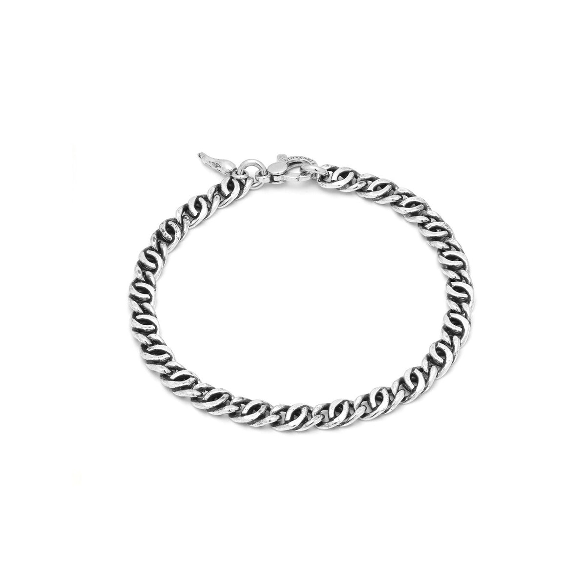 Bracciale Grumetta Doppia Giovanni Raspini in argento 925 — 21 cm