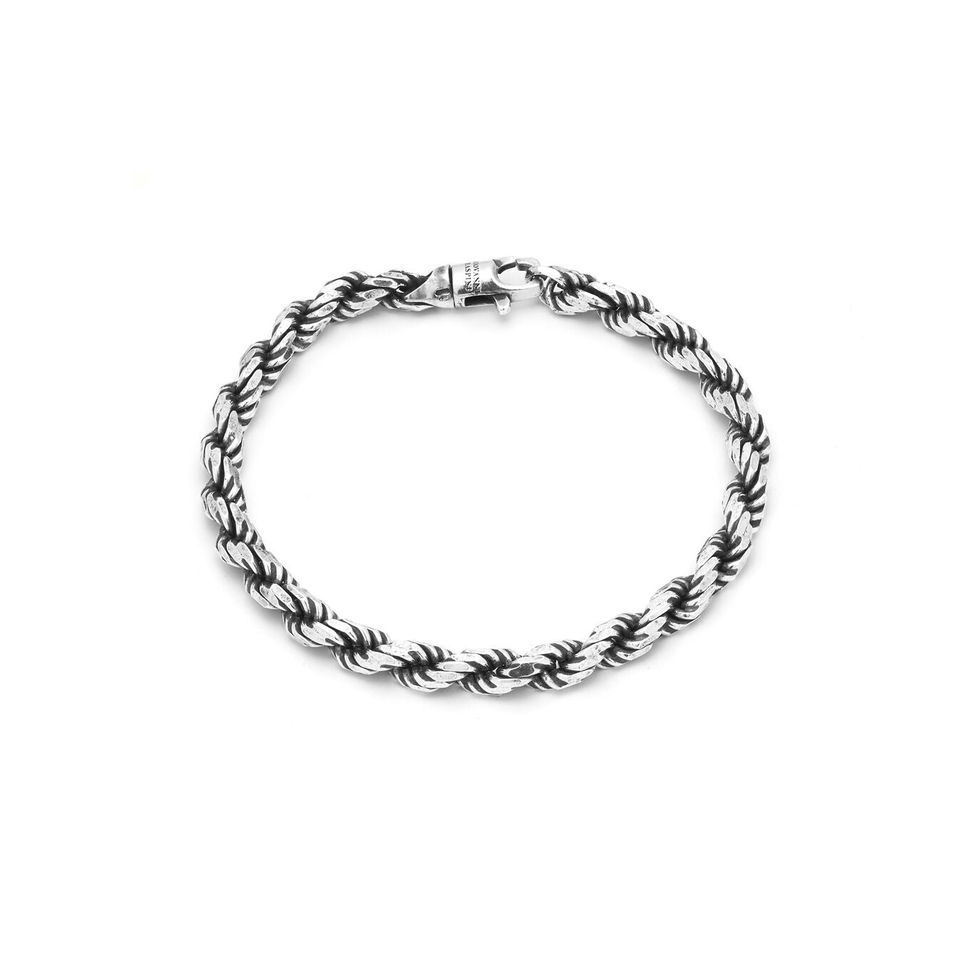 Bracciale Torchon Y Giovanni Raspini in argento 925 — 21 cm
