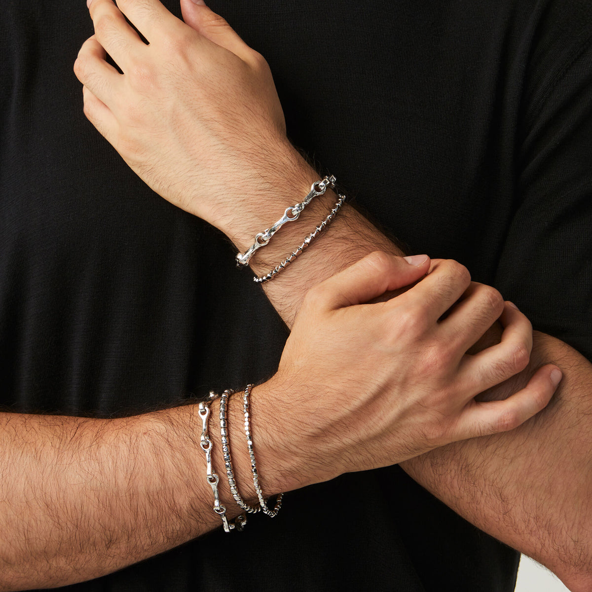 Bracciale Granelli Giovanni Raspini in argento 925 — 20 cm