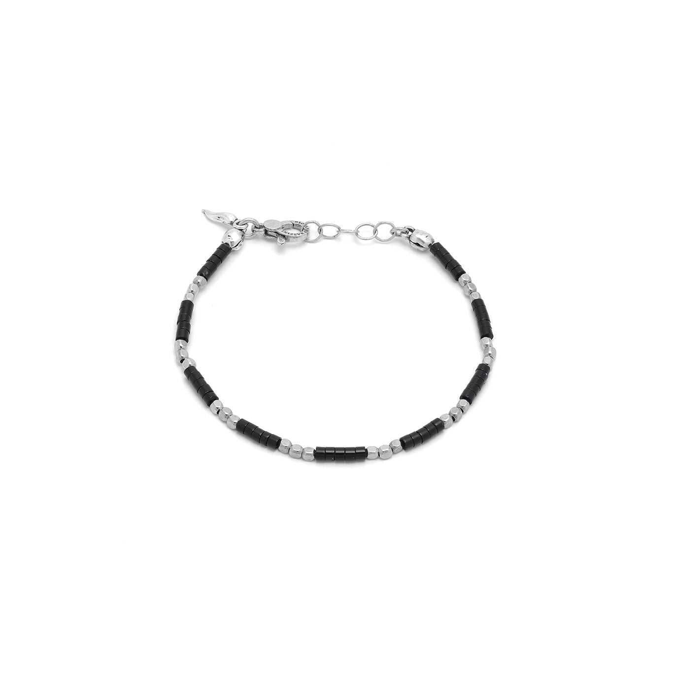 Bracciale Onice e Dadini Giovanni Raspini in argento 925 — 22 cm