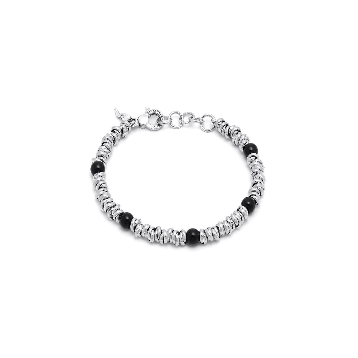 Bracciale Nodini e Onice Giovanni Raspini in argento 925 — 22 cm