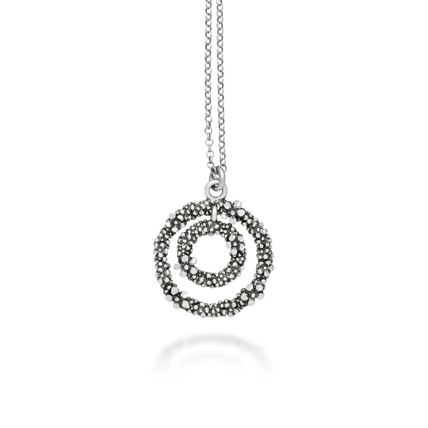 Pendente Millefiori Giovanni Raspini in argento 925 — 45 cm