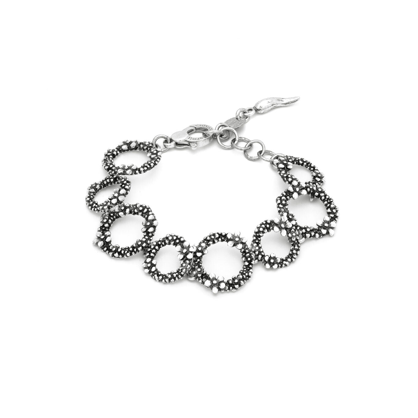 Bracciale Millefiori Giovanni Raspini in argento 925 — 18,5 cm