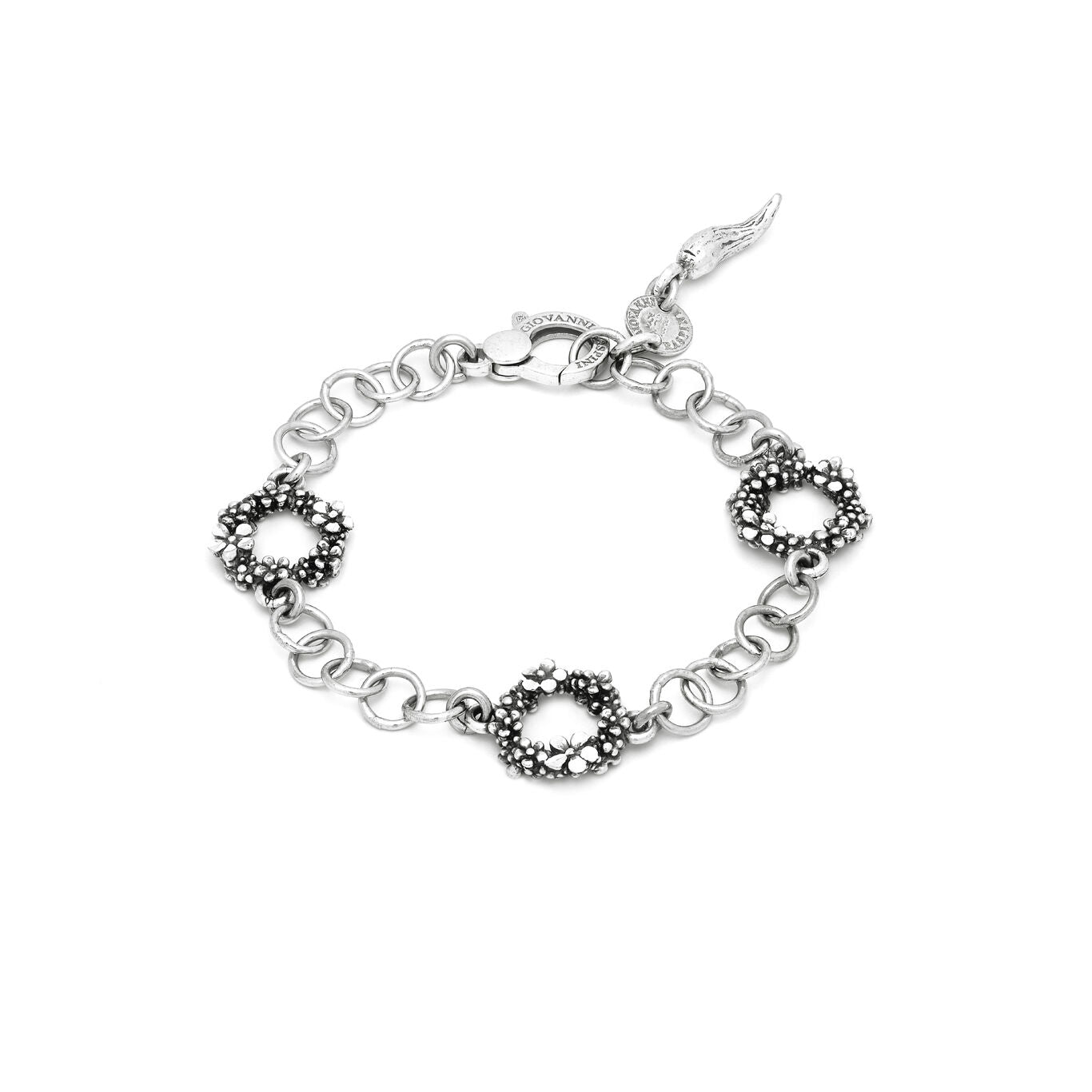 Bracciale Millefiori Piccolo Giovanni Raspini in argento 925 — 19 cm