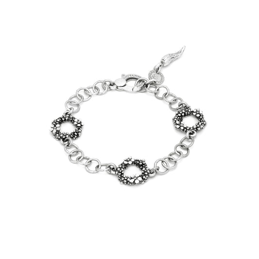 Bracciale Millefiori Piccolo Giovanni Raspini in argento 925 — 19 cm