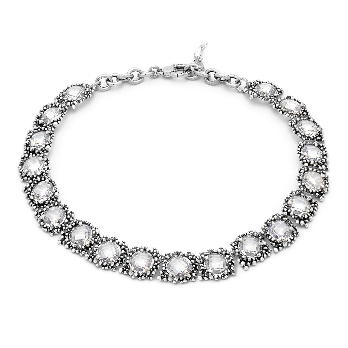 Collana Shine Grande Giovanni Raspini in argento 925 e zirconi — 43 cm