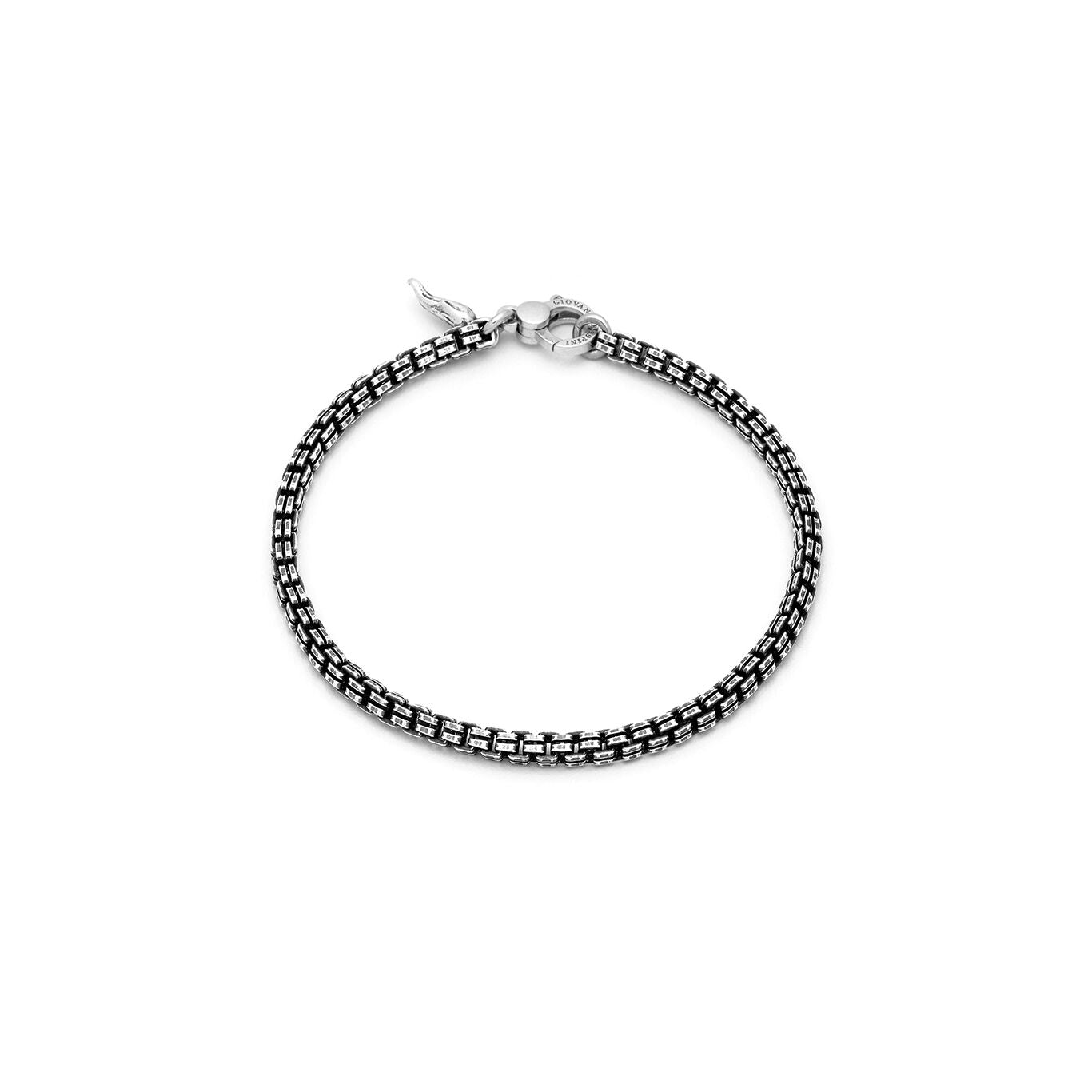Bracciale Maglia Quadra Piccola Giovanni Raspini in argento 925 — 21 cm