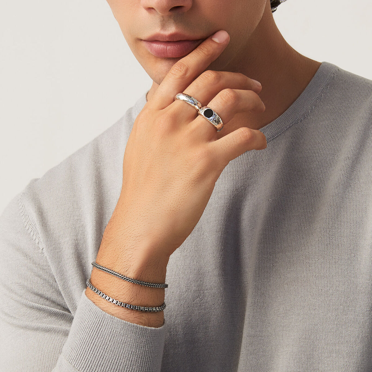 Bracciale Treccia Quadra Piccola Giovanni Raspini