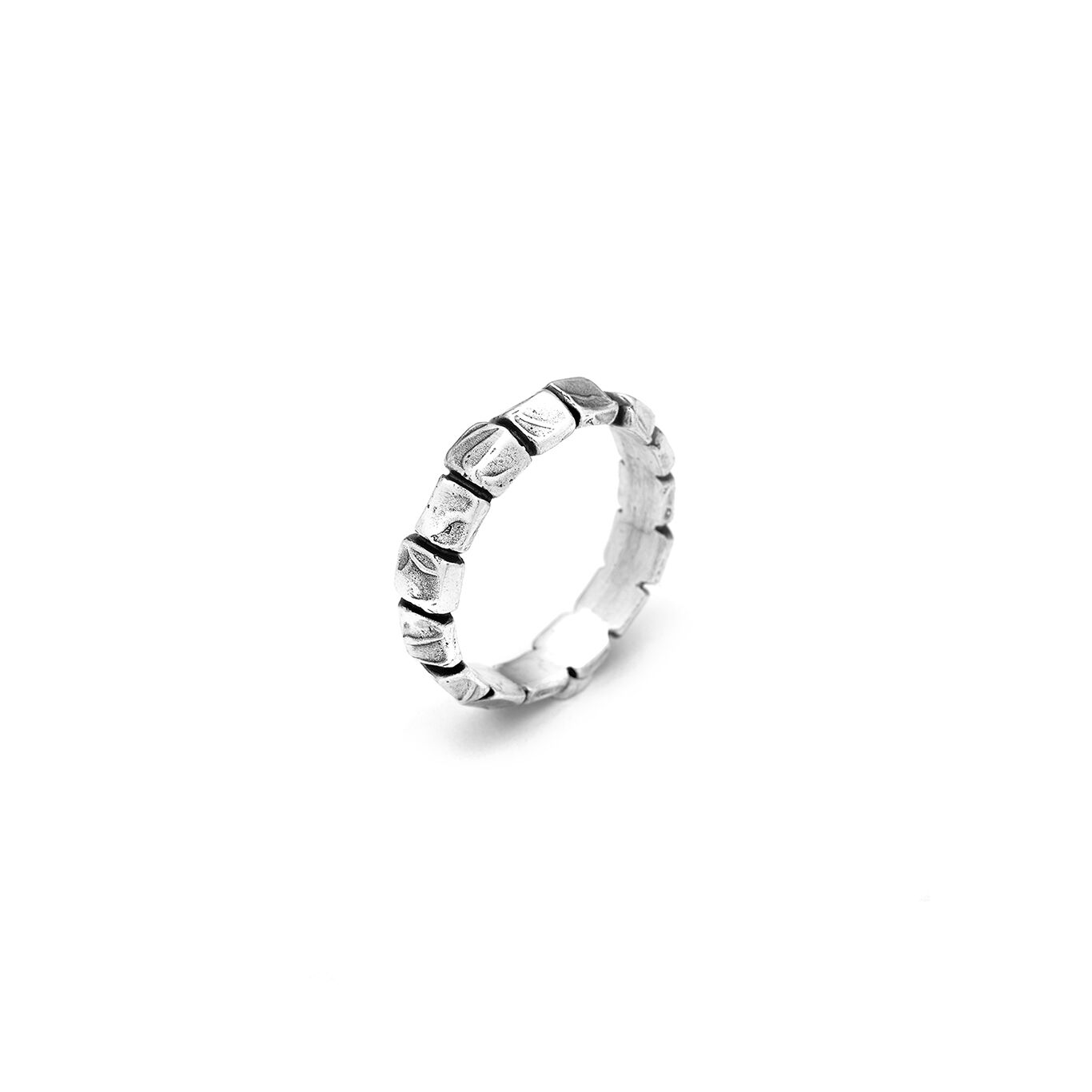 Anello Dadini Giovanni Raspini in argento 925 brunito — misura 22