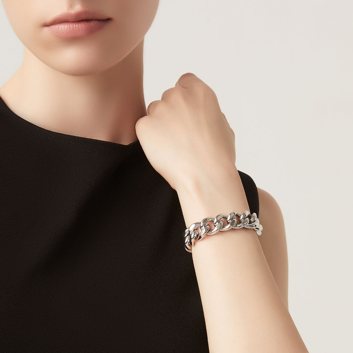 Bracciale Onda Piatta Giovanni Raspini in argento 925, dettaglio