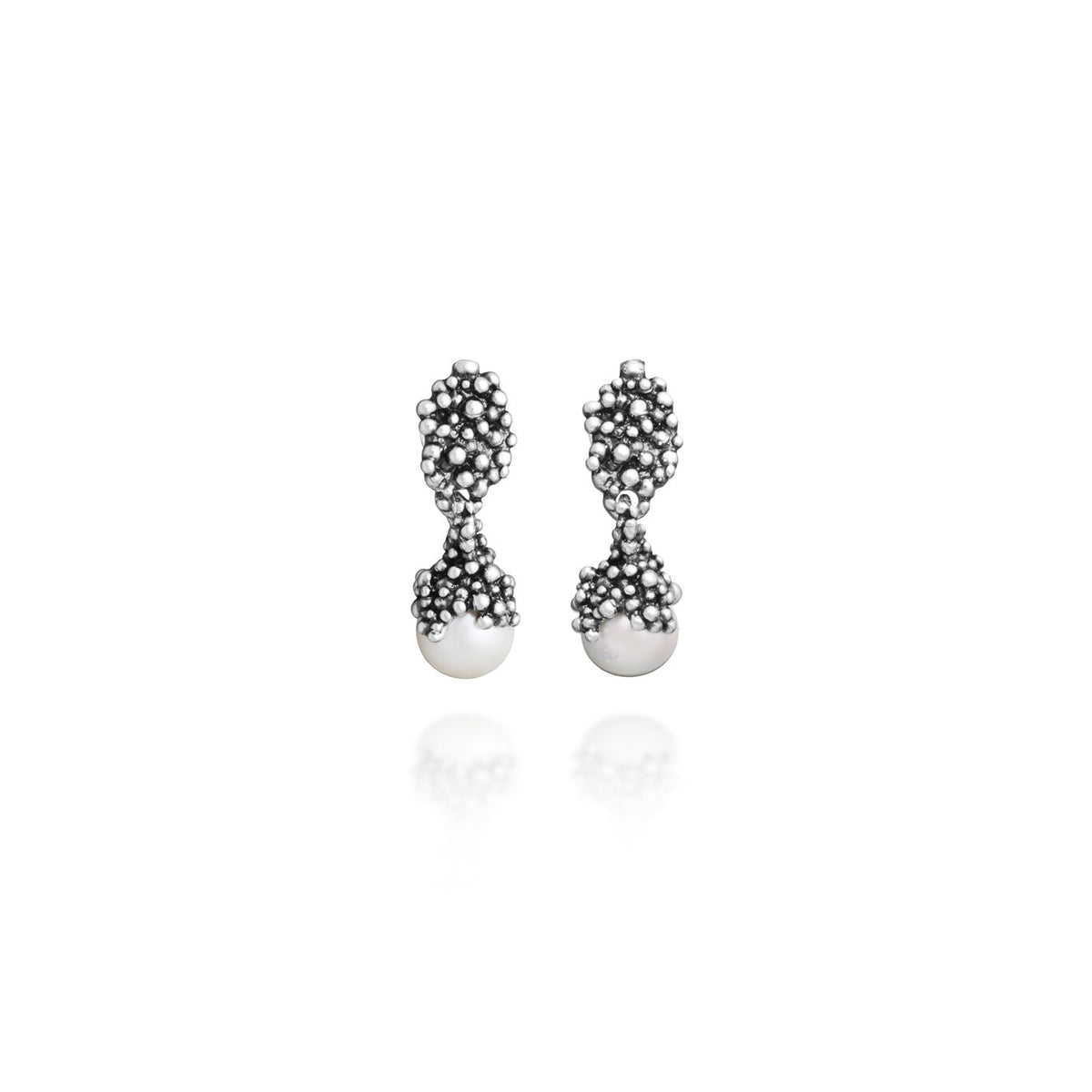 Orecchini Mini Drops Giovanni Raspini in argento 925 e perle