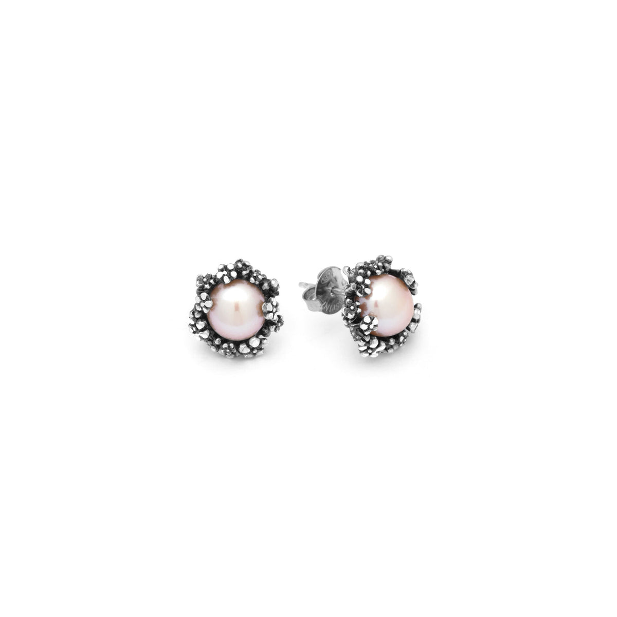 Orecchini Blossom Giovanni Raspini in argento 925 e perle rosa naturali