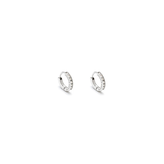 Orecchini Huggie Crystal piccoli Giovanni Raspini in argento 925
