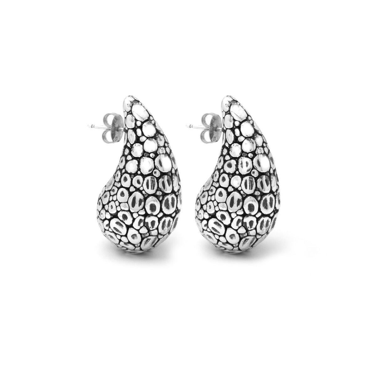 Orecchini Goccia Croco Giovanni Raspini argento 925