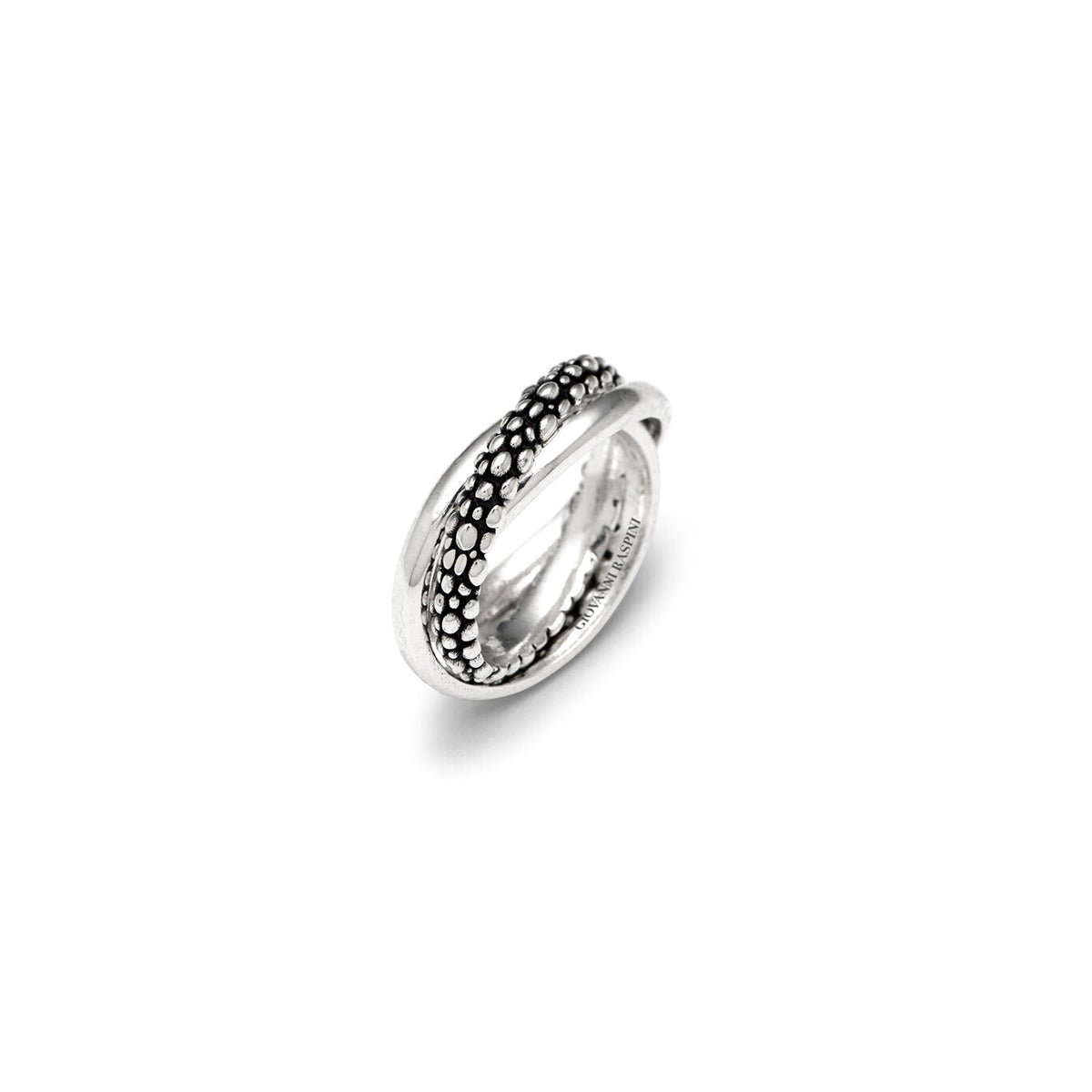 Anello Triplo Perlage Giovanni Raspini argento 925