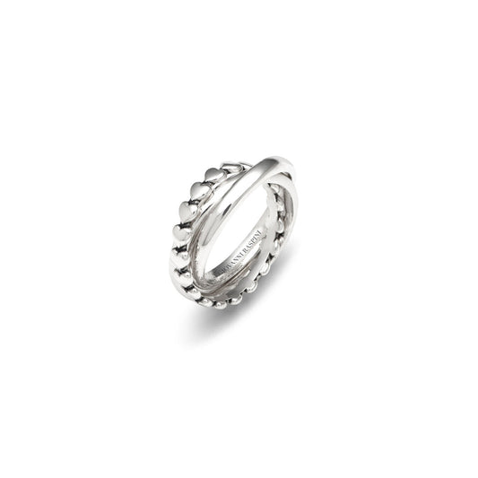 Anello Triplo Cuori Giovanni Raspini argento 925