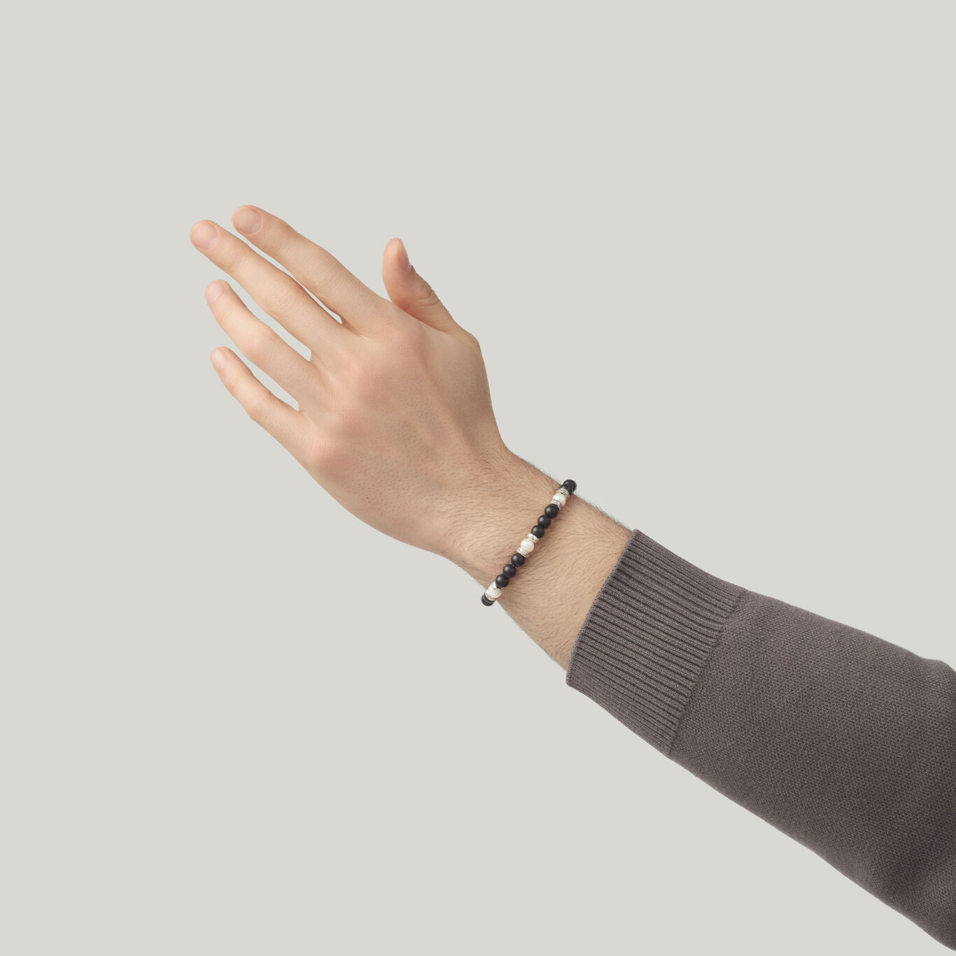 Bracciale Tango Grafite E Perle Giovanni Raspini