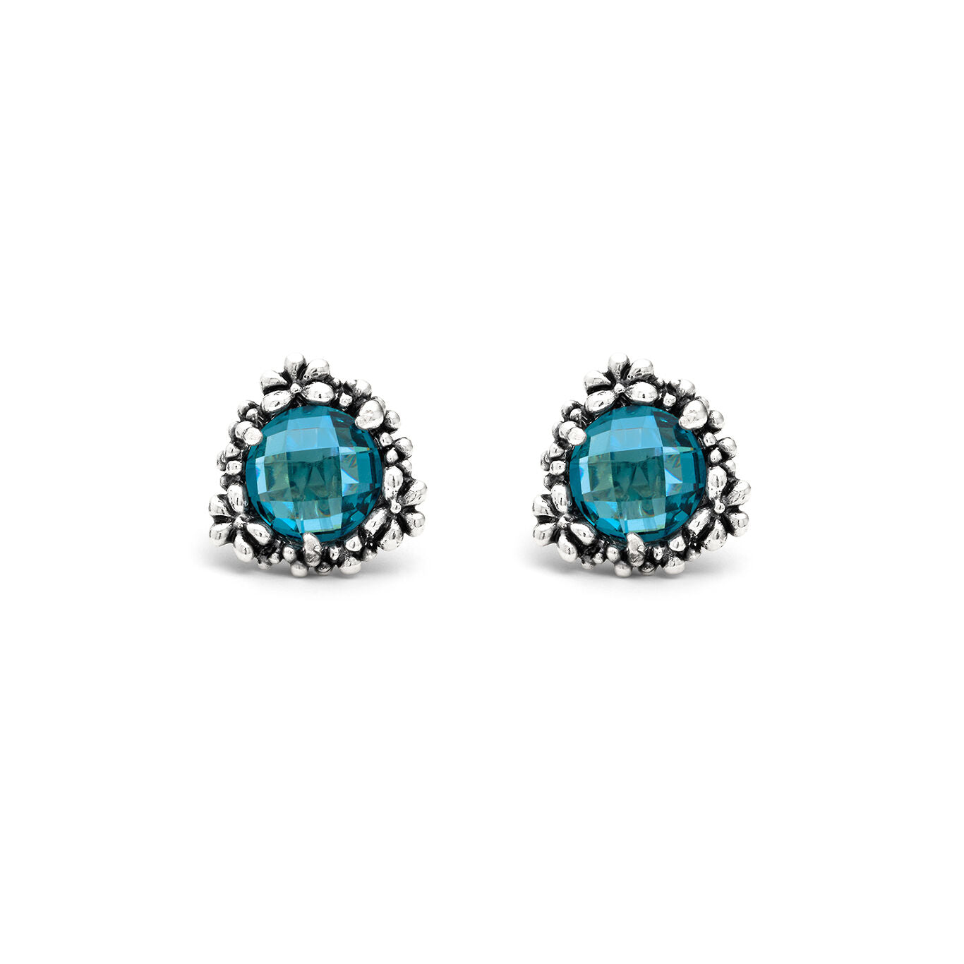 Orecchini Blue Ivy Grandi Giovanni Raspini in argento 925 e cristallo