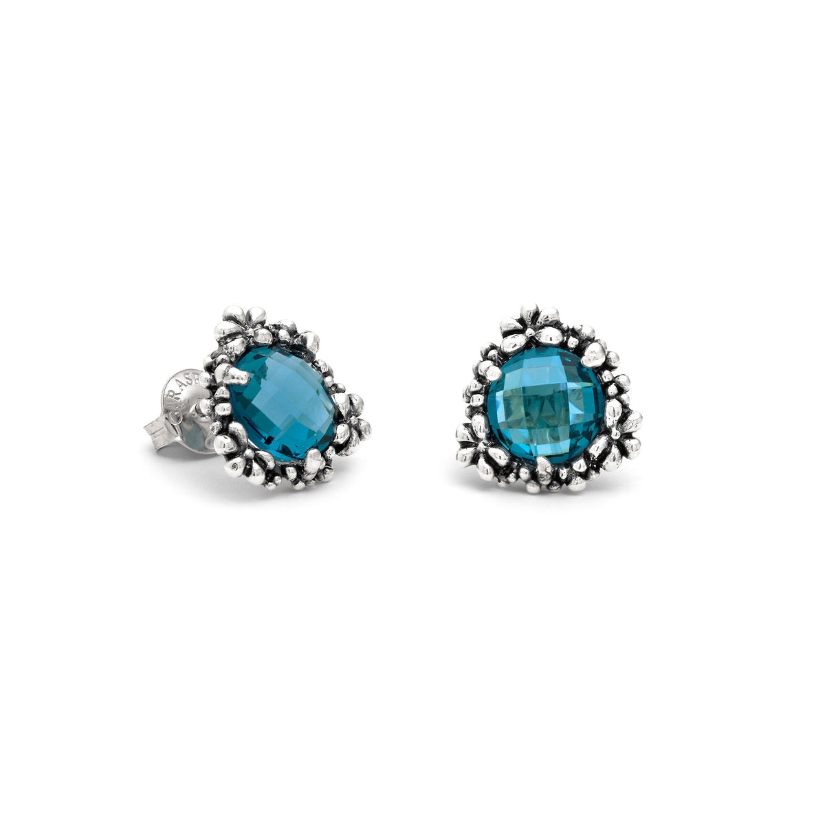 Orecchini Blue Ivy Grandi Giovanni Raspini in argento 925 e cristallo