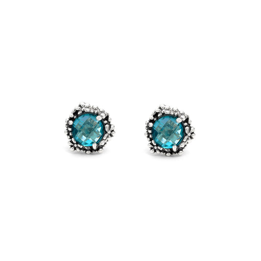 Orecchini Blue Ivy in argento 925 e cristalli
