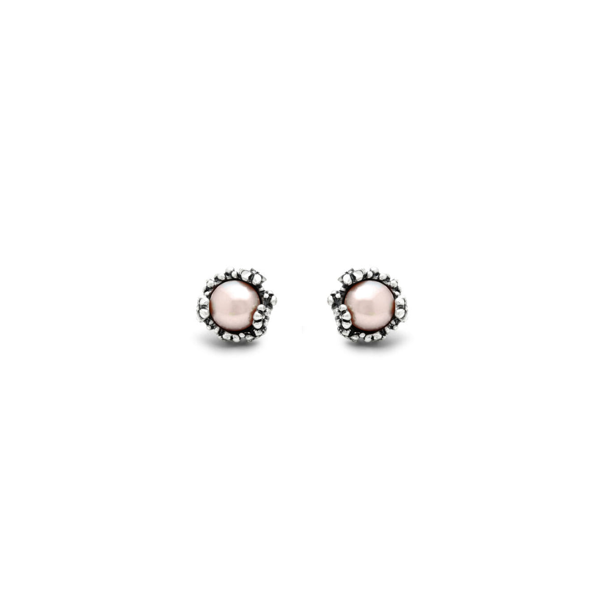 Orecchini Blossom in argento e perle