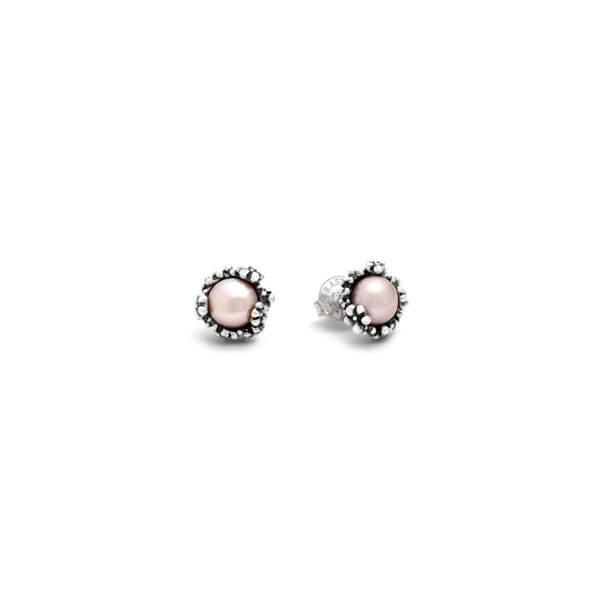 Orecchini Blossom in argento e perle