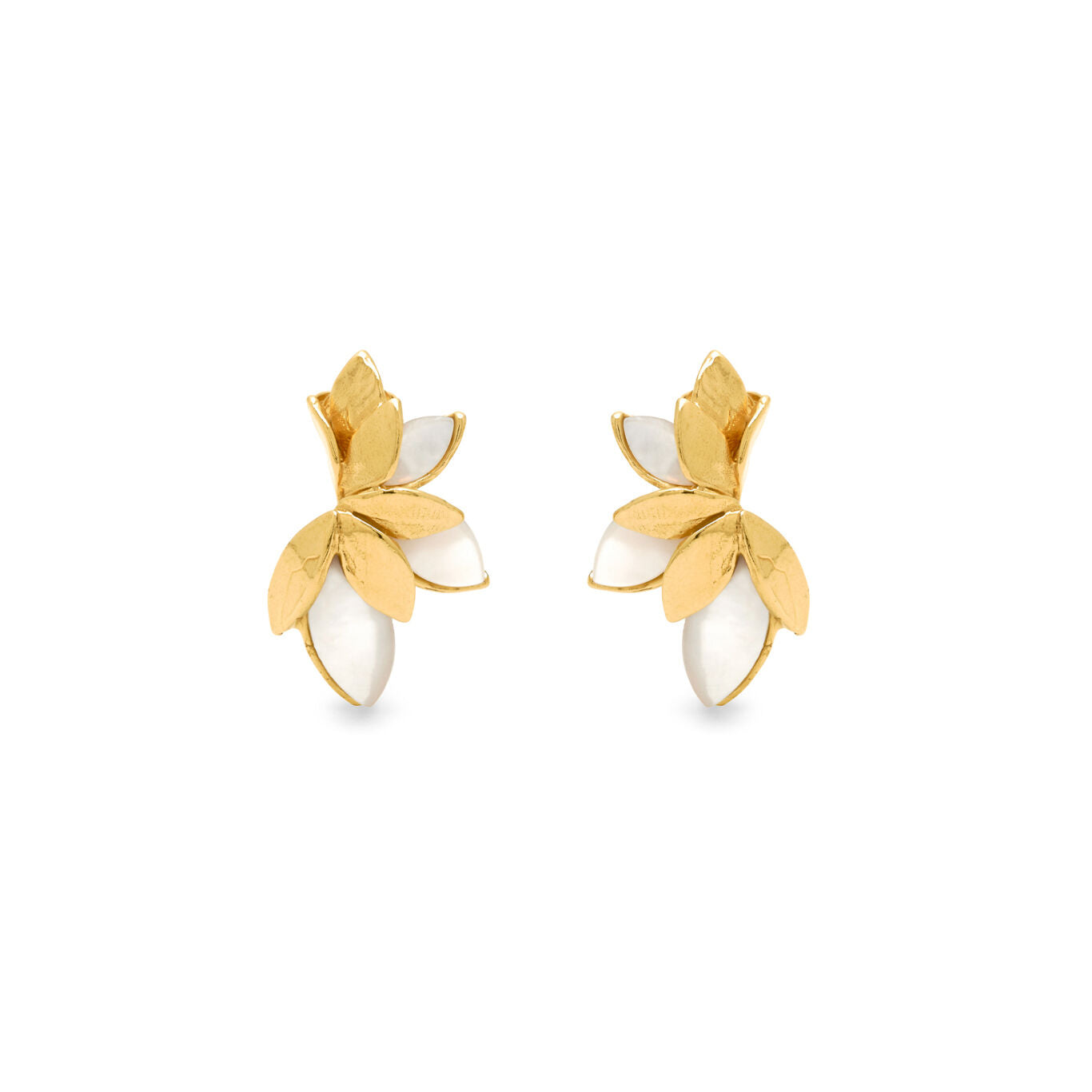 Orecchini Skin Madreperla Giovanni Raspini in argento dorato 18 kt