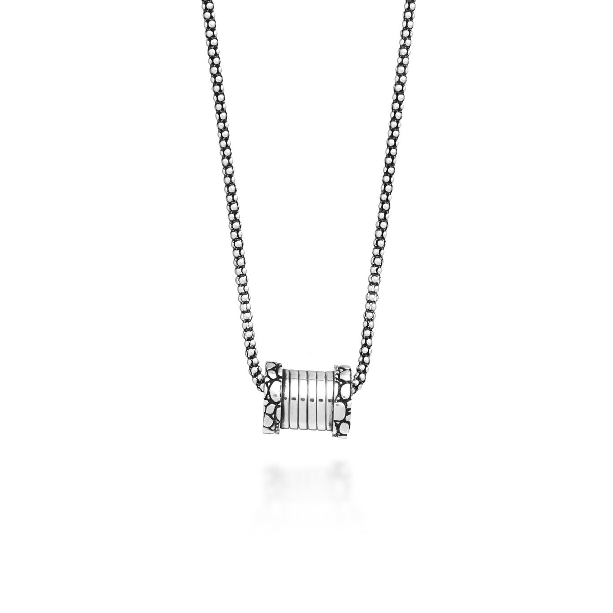 Collana Tubogas Croco Piccola Giovanni Raspini in argento 925