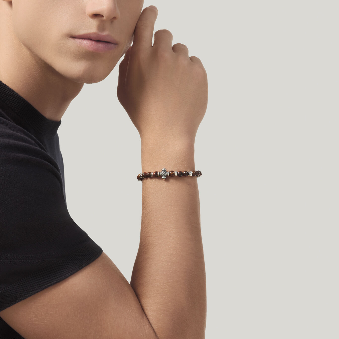 Bracciale Croce Occhio Di Toro Giovanni Raspini