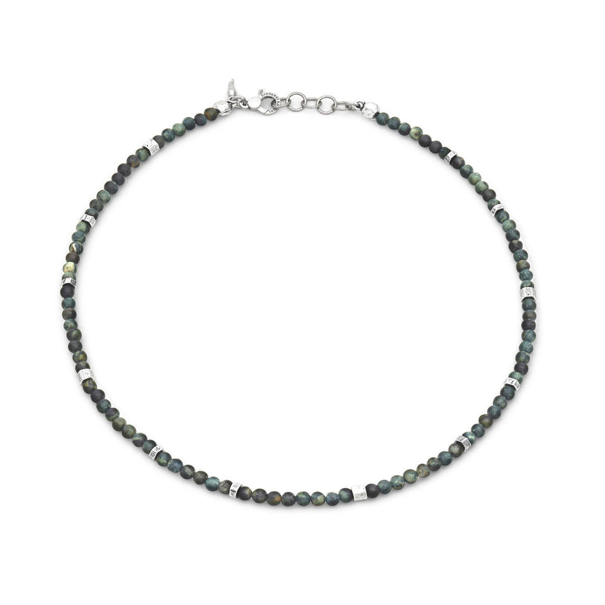 Collana Tango Giovanni Raspini in argento 925 e diaspro — 50 cm
