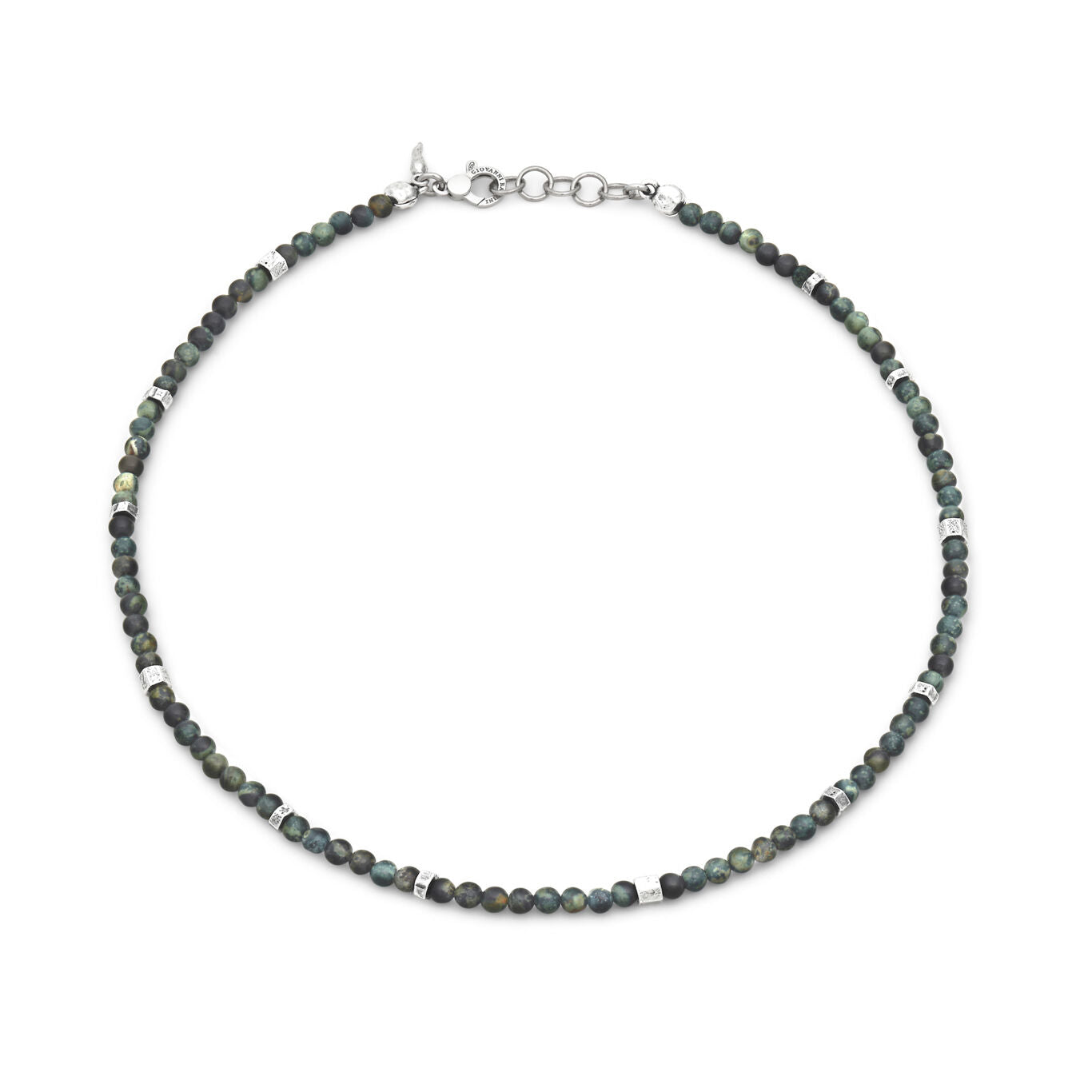 Collana Tango Giovanni Raspini in argento 925 e diaspro — 50 cm