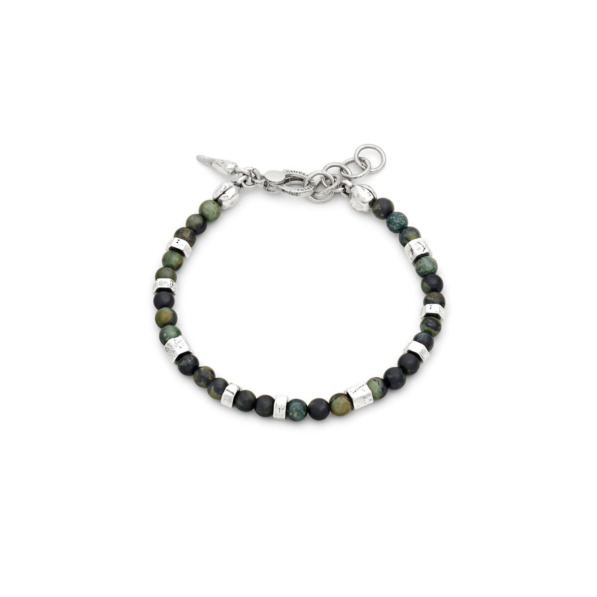 Bracciale Tango Giovanni Raspini in argento 925 e diaspro — 20 cm