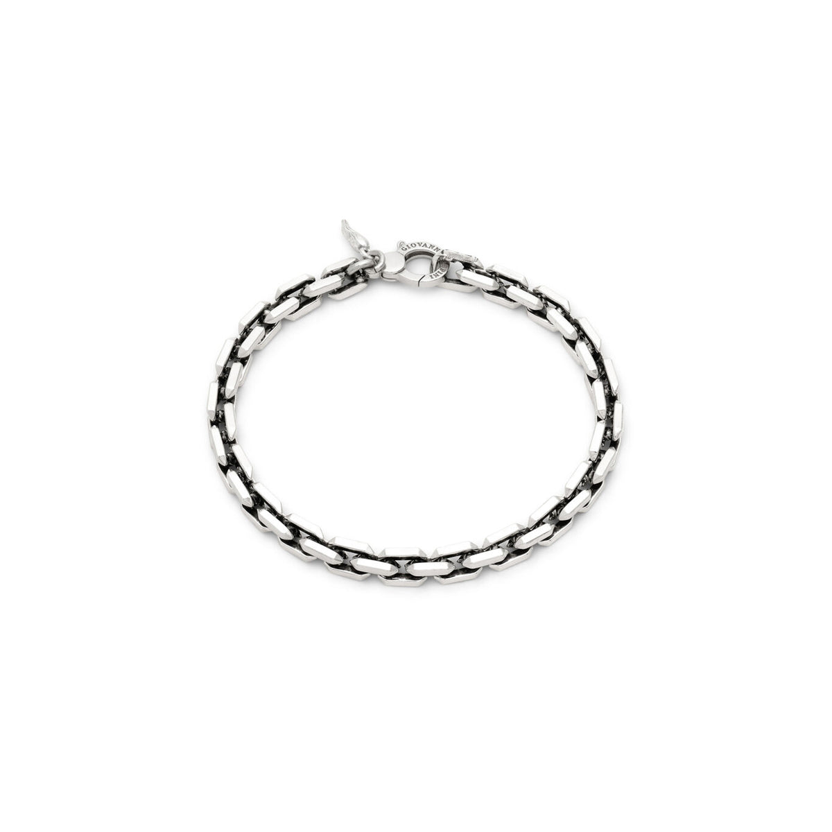 Bracciale maglia Ottagono Giovanni Raspini in argento 925 — 21 cm