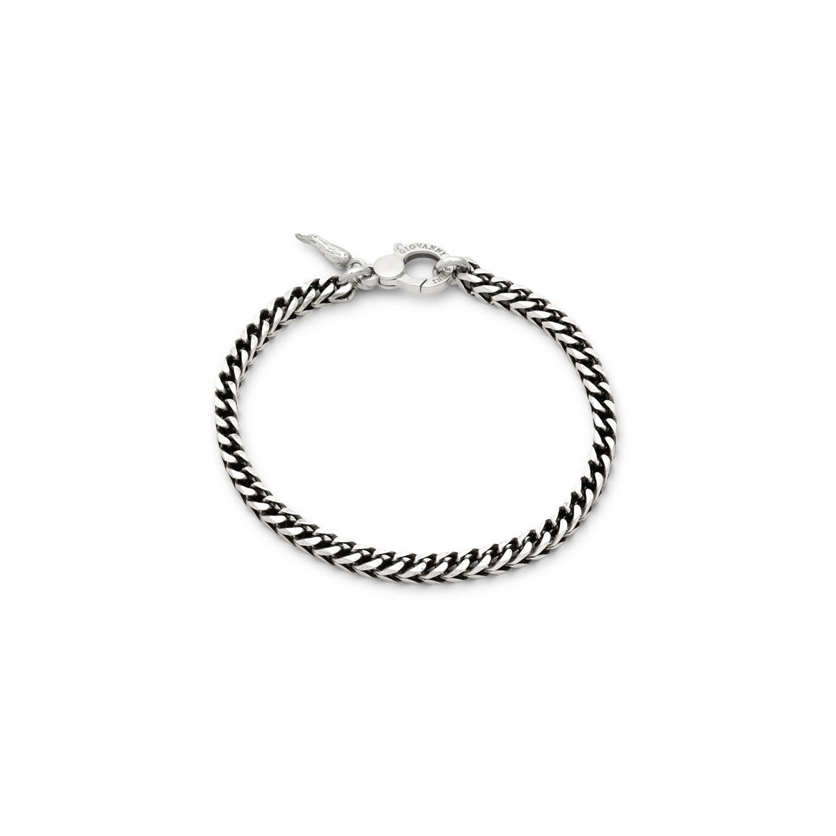 Bracciale grumetta quadra Raspini in argento 925 — 21 cm