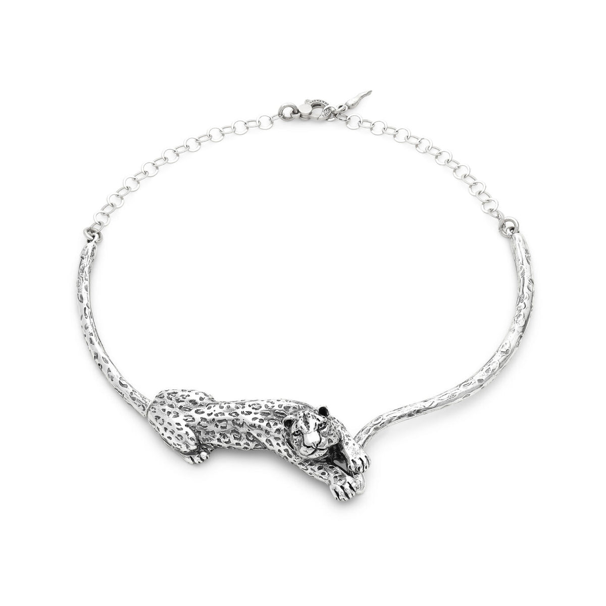 Collana Leopardo Giovanni Raspini in argento 925