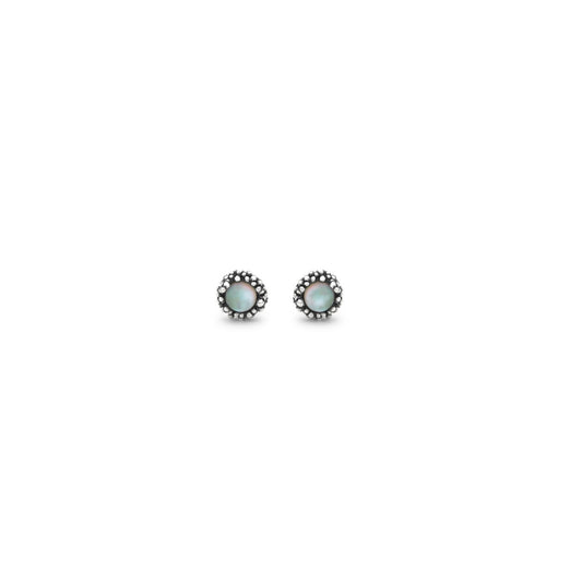 Orecchini Maui mini in argento 925 e madreperla
