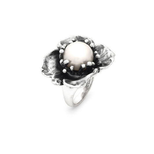 Anello Magnolia Grande Giovanni Raspini in argento 925 — misura 16