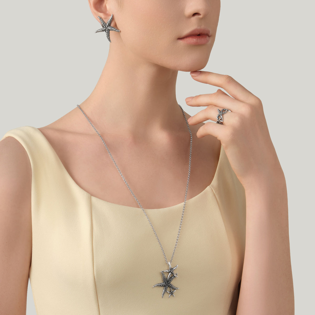 Orecchini Stella Marina Shine Raspini in argento 925