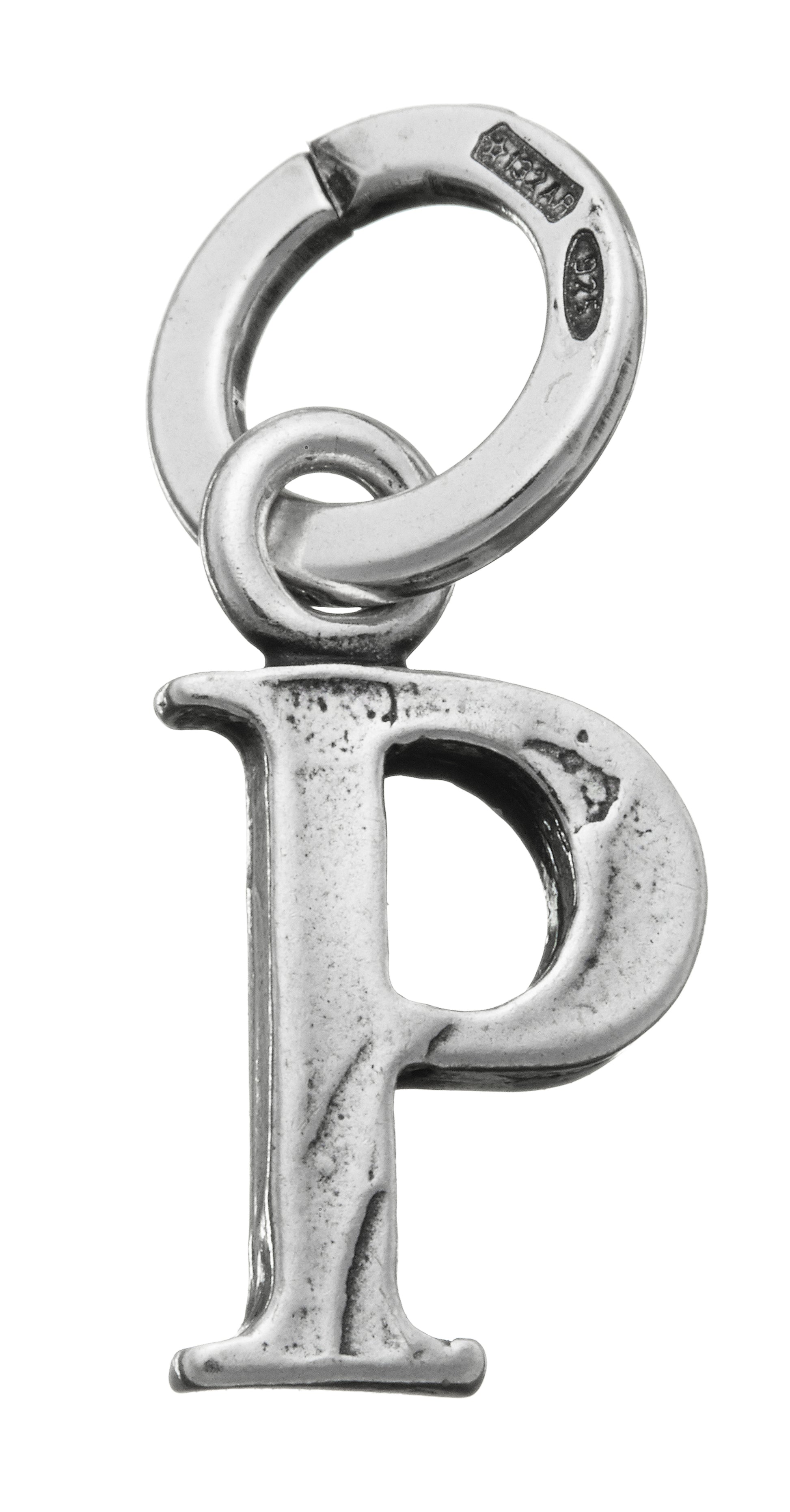 CHARM LETTERA LOGO ''P"