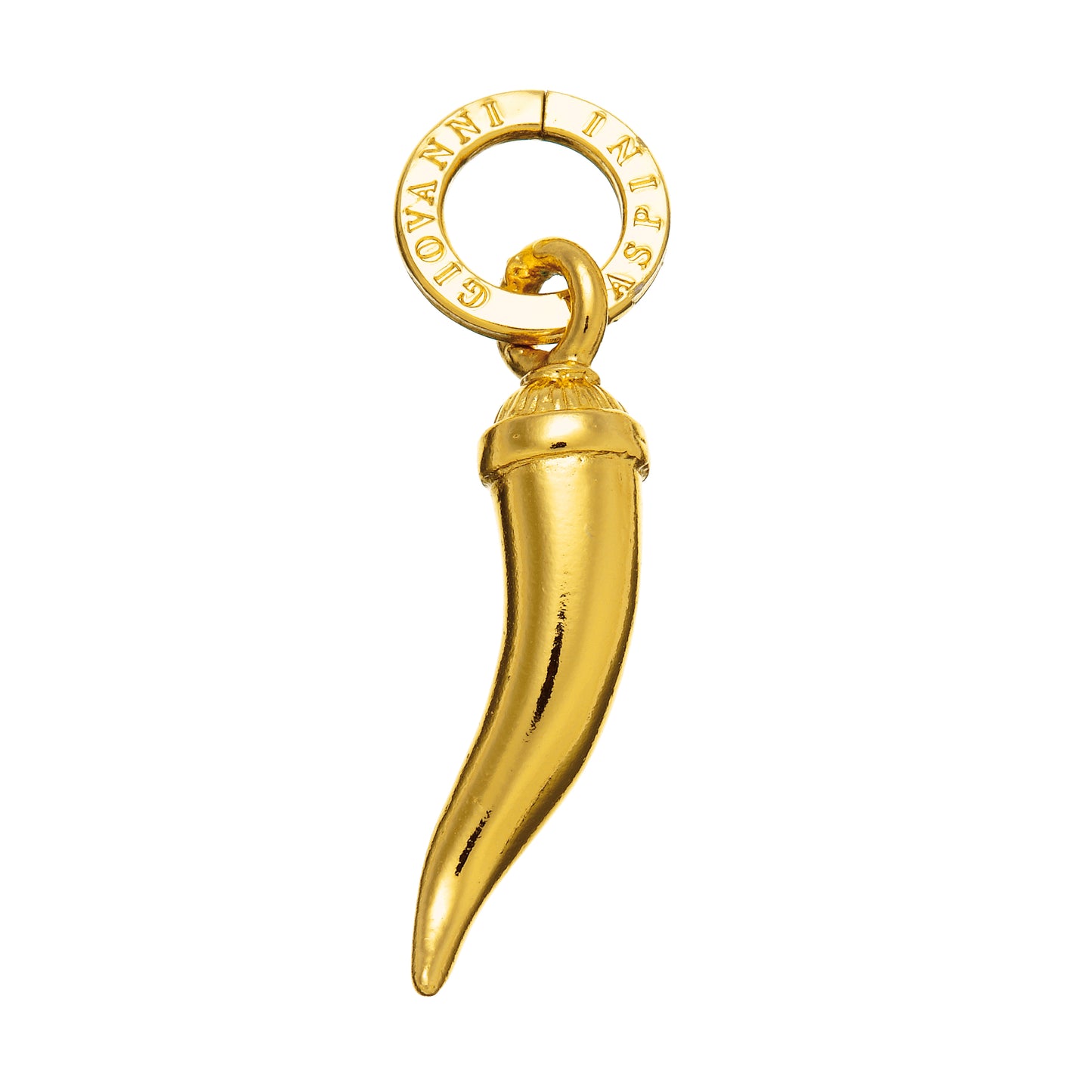 CHARM CORNO PICCOLO DORATO