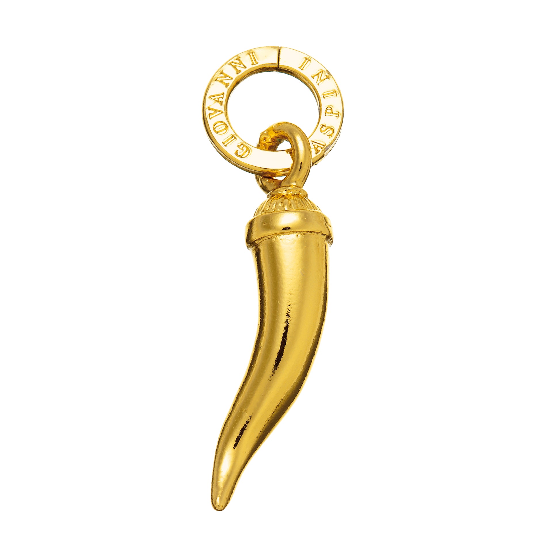 CHARM CORNO PICCOLO DORATO