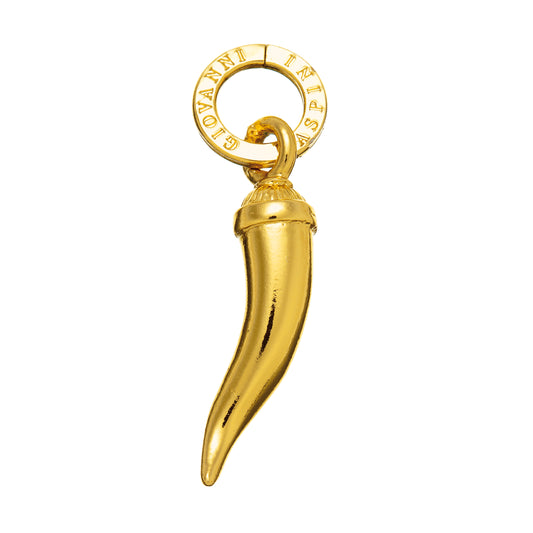 CHARM CORNO PICCOLO DORATO