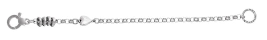 BRACCIALE BASE CUORE cm 20