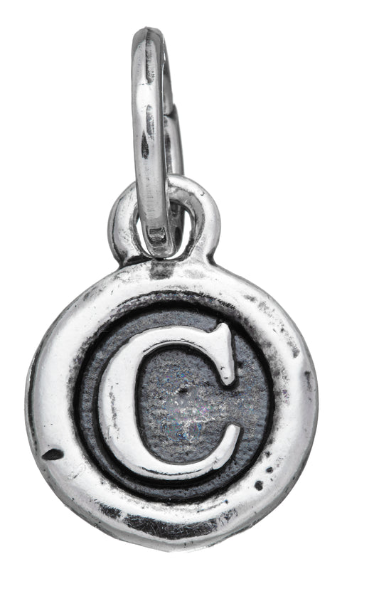 CHARM LETTERA BOTTONE ''C''
