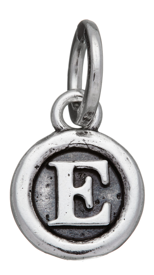 CHARM LETTERA BOTTONE ''E''