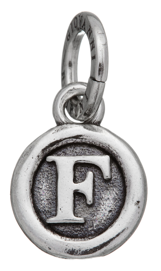 CHARM LETTERA BOTTONE ''F''