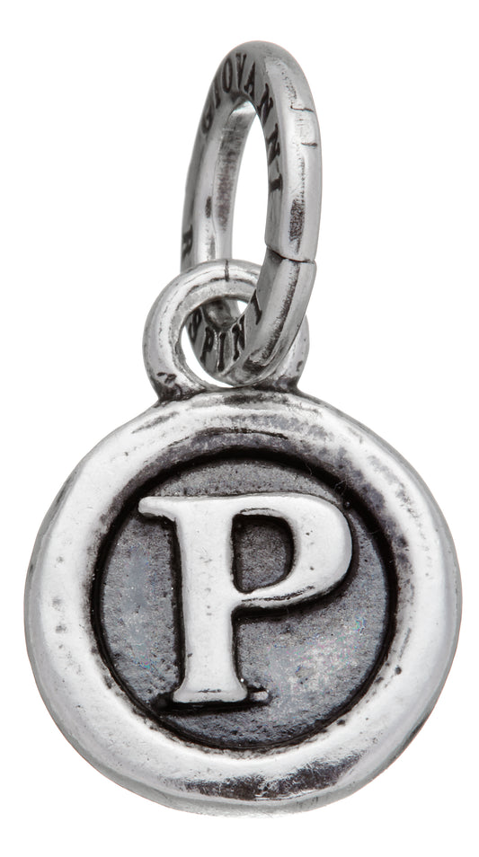 CHARM LETTERA BOTTONE ''P''