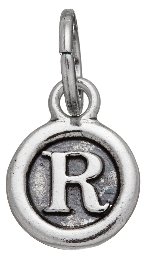 CHARM LETTERA BOTTONE ''R''