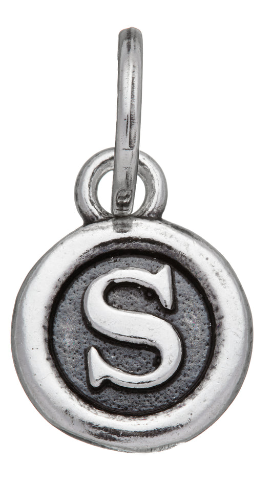 CHARM LETTERA BOTTONE ''S''