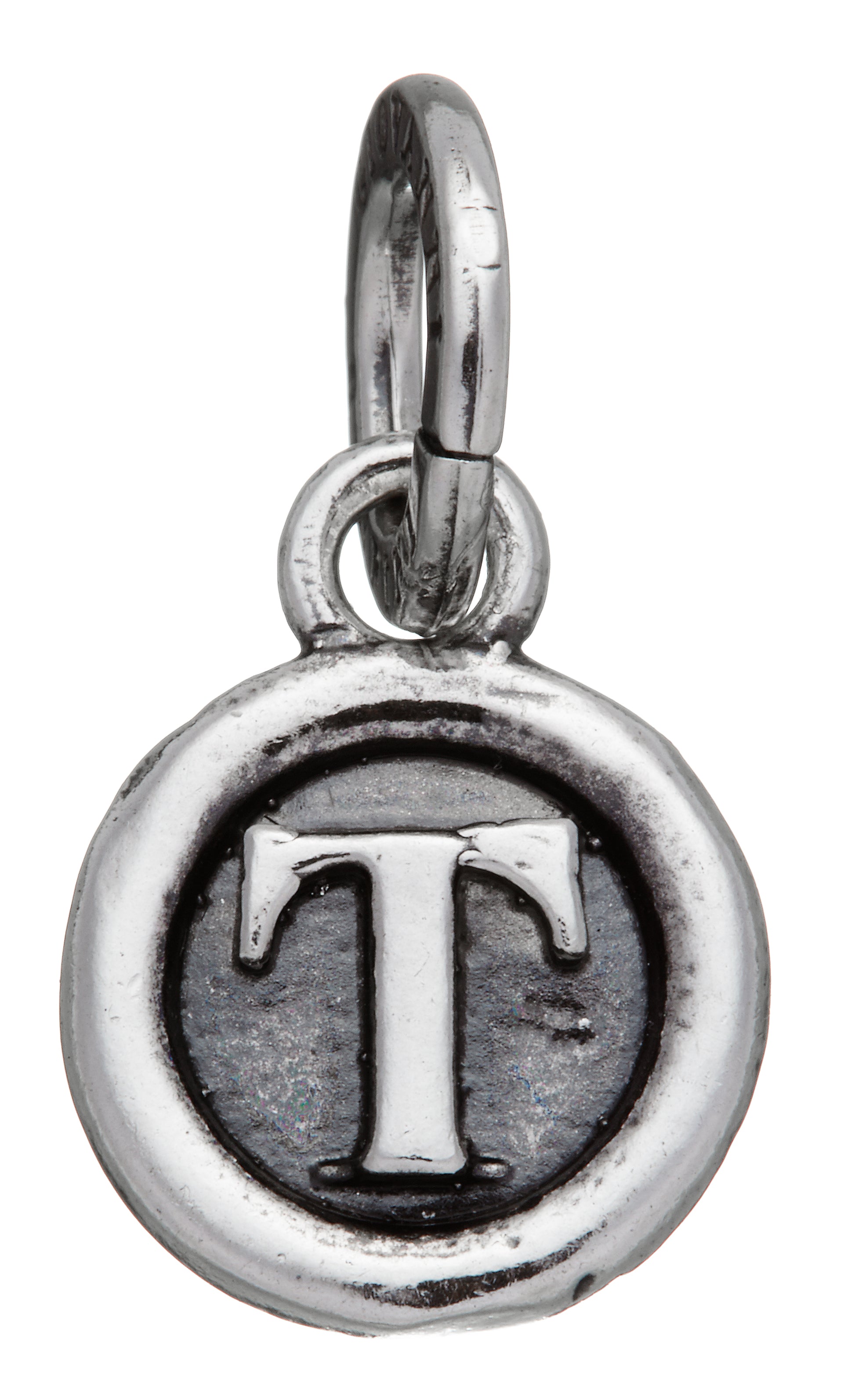 CHARM LETTERA BOTTONE ''T''